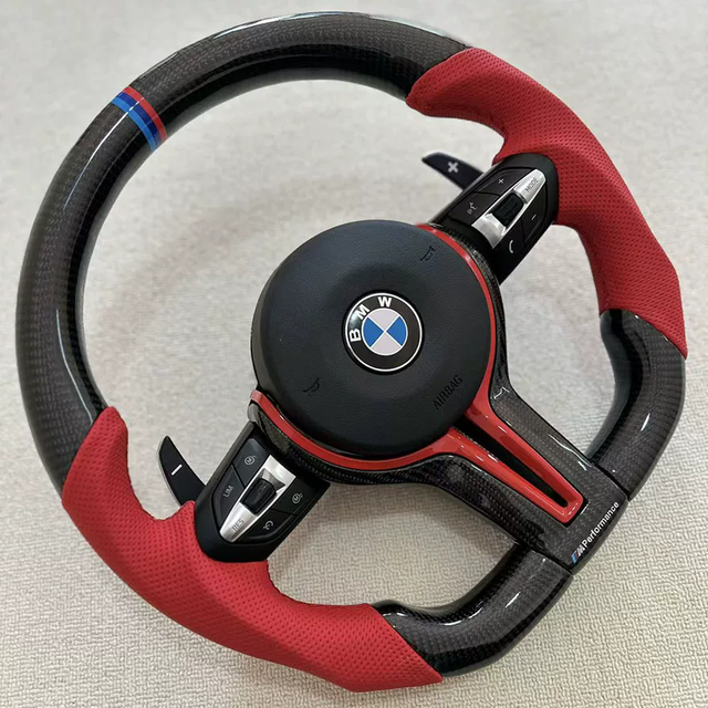 BMW F30 Carbon Fiber Steering Wheel F80 M3 F82 M4 E90 Thumb Grips BMW Steering Wheel