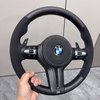 Matte Carbon Fiber Steering Wheel for BMW X5 F15 X3 F25 M5 F90 F10 M3 M4 E90 Alcantara Airbag Cover