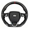 Matte Carbon Toyota Corolla Steering Wheel Contrast Stitching Genuine Leather Toyota Tacoma Steering Wheel