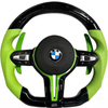 For BMW F10 F90 M5 M3 Aftermarket Forged Carbon F80 M3 Steering Wheel LED Shift Light BMW Steering Wheel
