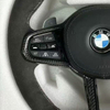 Alcantara Flat Bottom BMW Steering Wheel Contrast Stitching Genuine Leather BMW G20 G30 G80 Steering Wheel