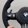 Matte Carbon Fiber Steering Wheel for BMW X5 F15 X3 F25 M5 F90 F10 M3 M4 E90 Alcantara Airbag Cover