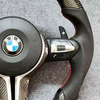 Gloss Carbon BMW E90 Racing Steering Wheel F30 G20 E90 F80 F82 Perforated Nappa