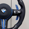 Contrast Stitching Genuine Leather BMW F10 F20 F30 E90 Steering Wheel Flat Bottom BMW Steering Wheel