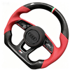 Audi Custom Real Carbon Fiber A4 B9 Steering Wheel Audi A1 A2 B8 TT TTRS 12 O'Clock Ring 