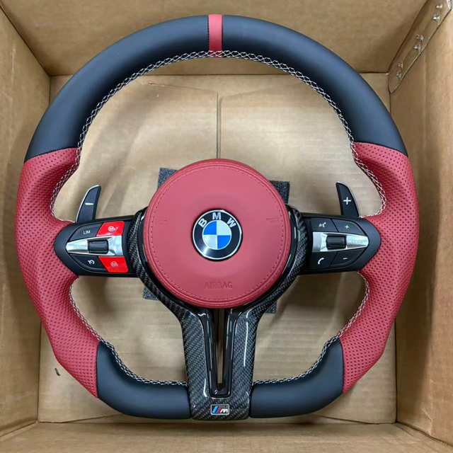 M Sport Wheel Leather Steering For BMW F20 F22 F23 F25 F26 F30 F32 F33 F34 F35 F36 F87 M3 F45 F15 F48