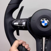 LED Leather Steering Wheel for BMW E90 E91 E92 E93 E70 E71 E87 E89 F30 F20 F10 with Carbon Fiber Paddles