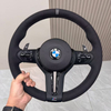Full Alcantara Steering Wheel for BMW F30 F32 F33 F36 F39 F20 F10 E70 E92 Black Button