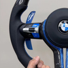 Contrast Stitching Genuine Leather BMW F10 F20 F30 E90 Steering Wheel Flat Bottom BMW Steering Wheel