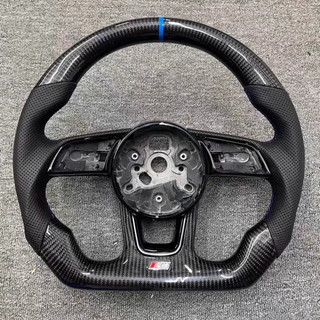 Gloss Carbon Audi RS A5 RS3 RS5 RS7 S3 S5 S7 Style Racing Steering Wheel