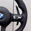 LED Leather Steering Wheel for BMW E90 E91 E92 E93 E70 E71 E87 E89 F30 F20 F10 with Carbon Fiber Paddles