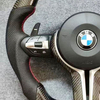 Gloss Carbon BMW E90 Racing Steering Wheel F30 G20 E90 F80 F82 Perforated Nappa