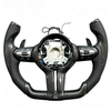 Yoke Style BMW Steering Wheel For M3 M4 M5 M6 E90 F10 F20 F30 BMW Custom Real Carbon Fiber F30 Steering Wheel
