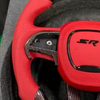 Bright Carbon Fiber Steering Wheel for Dodge Challenger Charger Ram with Airbag Cover