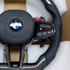 Gloss Carbon BMW G80 Racing Steering Wheel Contrast Stitching Genuine Leather BMW G20 G30 G80 Steering Wheel