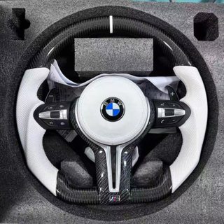 Real carbon fiber BMW E90 E91 E92 E70 E71 E81 E82 E89 E93 steering wheel