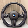 Wholesale All Black Genuine Leather BMW Steering Wheel 3 Series 5 Series F10 F30 F20 E90 X3 X5