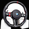 Flat Bottom BMW Steering Wheel M3 M4 M5 M6 E90 F10 F11 BMW M Sport M Performance Steering Wheel
