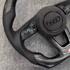 Real Carbon Fiber Audi A5 RS3 RS5 RS7 S3 S5 S7 Steering Wheel Nappa Leather Audi Steering Wheel