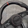 Real Carbon Fiber Audi A5 RS3 RS5 RS7 S3 S5 S7 Steering Wheel Nappa Leather Audi Steering Wheel