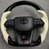 Customized Piano Black Steering Wheel for Toyota Land Cruiser Supra A90 Corolla