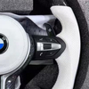 Flat Bottomed Genuine Carbon Fiber M5 5 6 7 Series F10 F11 F18 F90 F06 F07 Steering Wheel