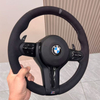 Full Alcantara Steering Wheel for BMW F30 F32 F33 F36 F39 F20 F10 E70 E92 Black Button
