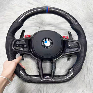BMW M Sport M Performance Steering Wheel BMW Aftermarket Forged Carbon G20 G30 Steering Wheel