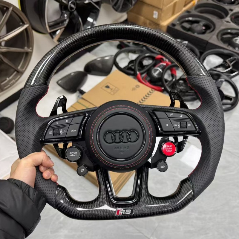 Audi sport steering wheel, leather multifunctional steering wheel, suitable for Audi series