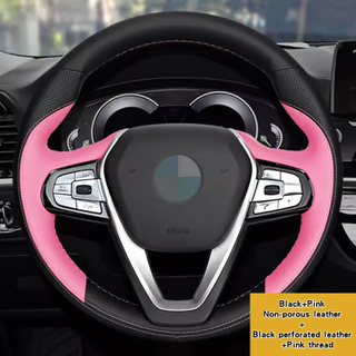 Custom Car Steering Wheel Braid Cover Comfortable 100% Fit For BMW X3 X4 G20 G21 F40 F44 G22 G23 G26 G30 G31 G32 G11 G12