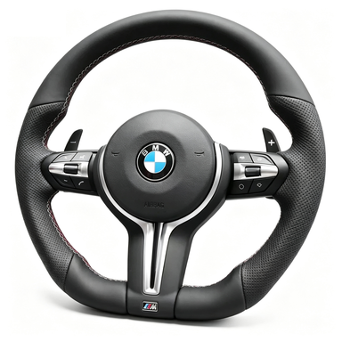 Genuine Nappa leather steering wheel suitable for BMW M3/M5/M6 E90 E92 F10 F15 F3018 (2012-2019)