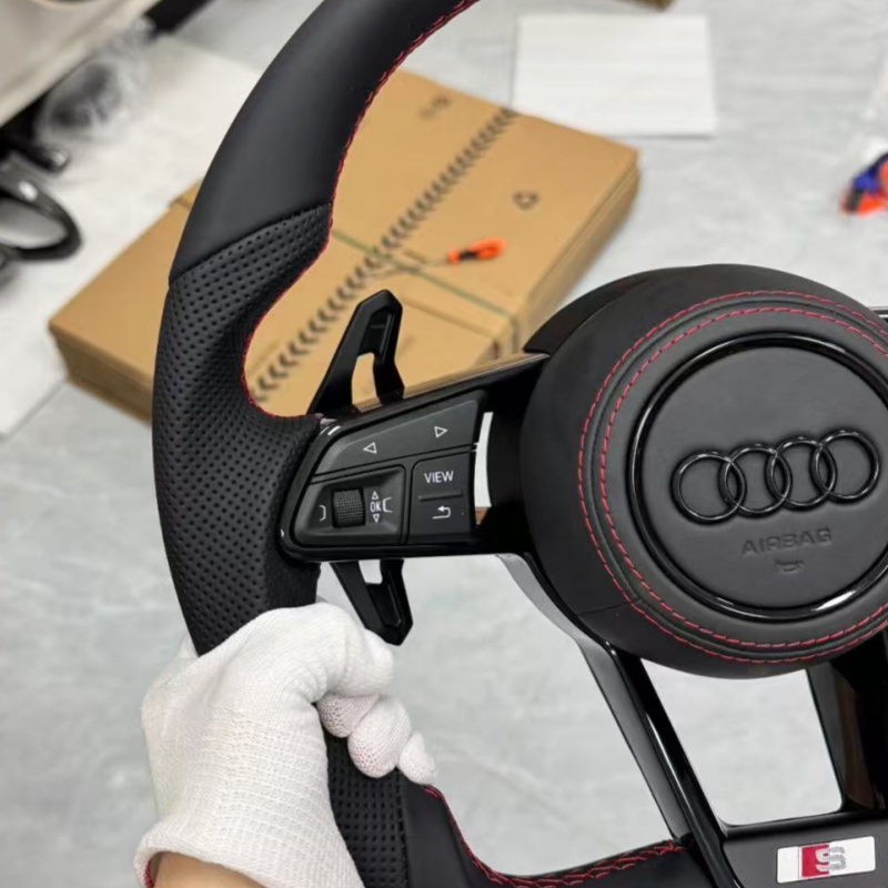 Rear installation base structure of steering wheel