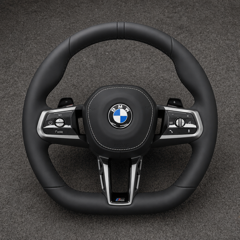Custom BMW Nappa Genuine Leather Modified Steering Wheel X3 X3M G08 G01 G08M G01M 2012025-YINGGEN