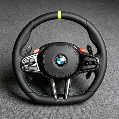 Custom BMW Nappa Genuine Leather Steering Wheel 2 Series Coupe M2 G42 G87 2019 - 2025 - YGENE