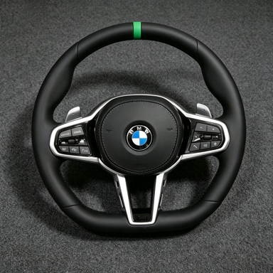 Custom BMW Nappa Genuine Leather Steering Wheel 5 Series M5 G30 G31 G38 G32 2019 - 2025 - YINGGENE