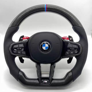 CS Real Carbon Fiber Steering Wheel for BMW G01 G02 G06 G07 G20 G82