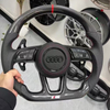 Carbon fiber steering wheel suitable for car modification