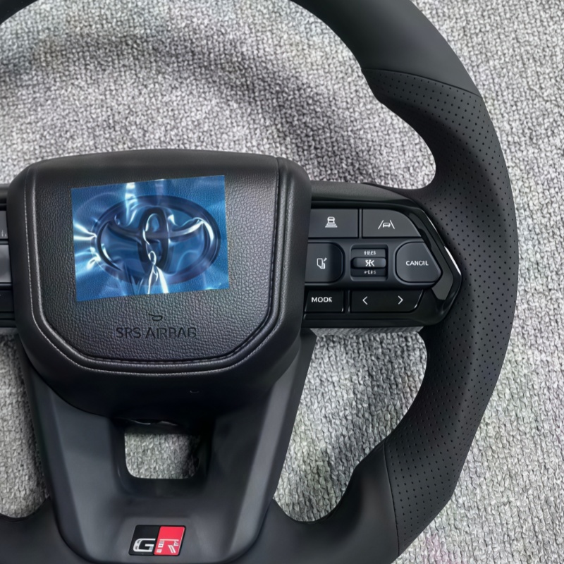 Leather Steering Wheel for Toyota Land Cruiser Mark X RAV4