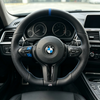 Non destructive installation of BMW steering wheel