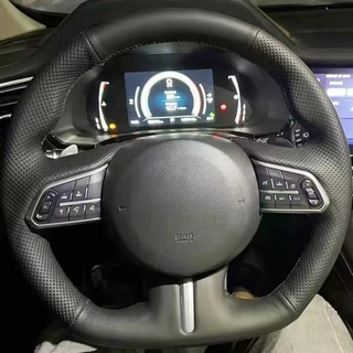 Custom Car Steering Wheel Braid Cover Non-Slip And Comfortable 100% Fit DIY For Haval F7 2021 Car Products Steering Wrap