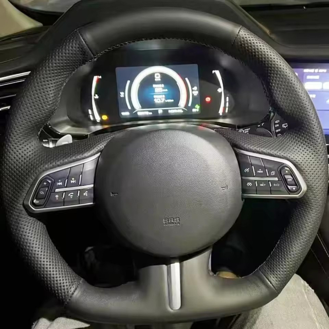 Custom Car Steering Wheel Braid Cover Non-Slip And Comfortable 100% Fit DIY For Haval F7 2021 Car Products Steering Wrap