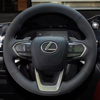 Custom Car Steering Wheel Braid Cover 100% Fit For Lexus NX 250 NX260 NX350 NX350h NX450h+ 2022 2023 Auto Interior Accessories
