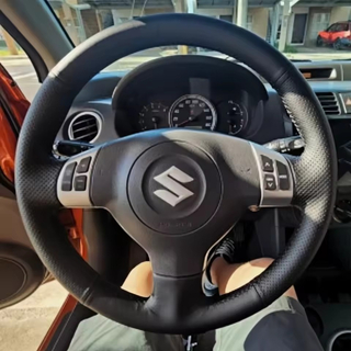 Custom Car Steering Wheel Braid Cover Soft Non-Slip 100% Fit For Suzuki Grand Vitara 2007-2013 Car Products Steering Wrap