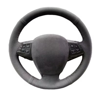 For BMW E70 X5 2007-2009 2010-2011 Car Steering Wheel Cover Suede Leather Soft Sweat Absorbing Non-slip Automobile Accessories
