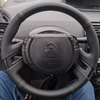 Custom Car Steering Wheel Braid Cover Soft Genuine Leather 100% Fit For Citroen C4 Picasso 2012-2014 C-quatre Car Accessories
