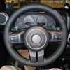 DIY Car Steering Wheel Cover Microfiber Leather For Jeep Compass Grand Cherokee Wrangler Patriot 2012 2013 2014 Car Accessories