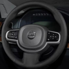 Custom Car Steering Wheel Braid Cover Soft Genuine Leather 100% Fit For Volvo S90 XC90 XC60 S60 V90CC Auto Interior Accessories