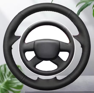 Customize Breathable Leather Steering Wheel Cover For Fabia Skoda Octavia a5 2012 2013 Yeti 2009-2013 Hand Sewn Car Accessories