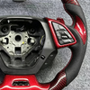 Carbon fiber exclusively for Chevrolet Corvette C7 Camaro red steering wheel modification