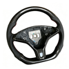 Tesla Custom Real Carbon Fiber and Nappa Leather Steering Wheel for Model 3 Y Ergonomic Customization